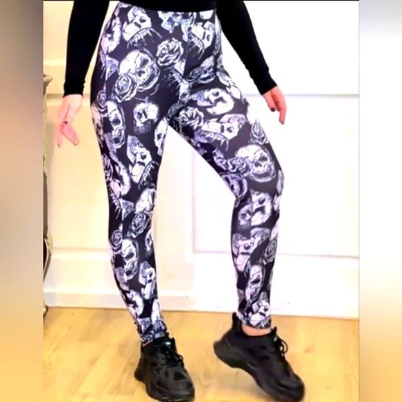 Plus size printed Leggings sz 2X - Picture 4 of 8